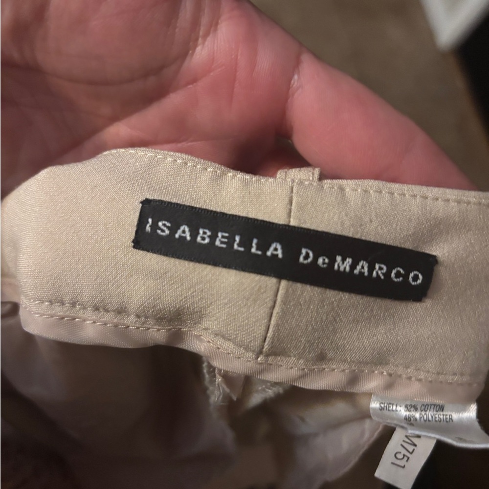 Isabella DeMarco Beige slacks